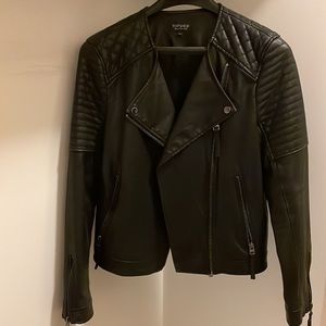 Topshop (faux) leather jacket